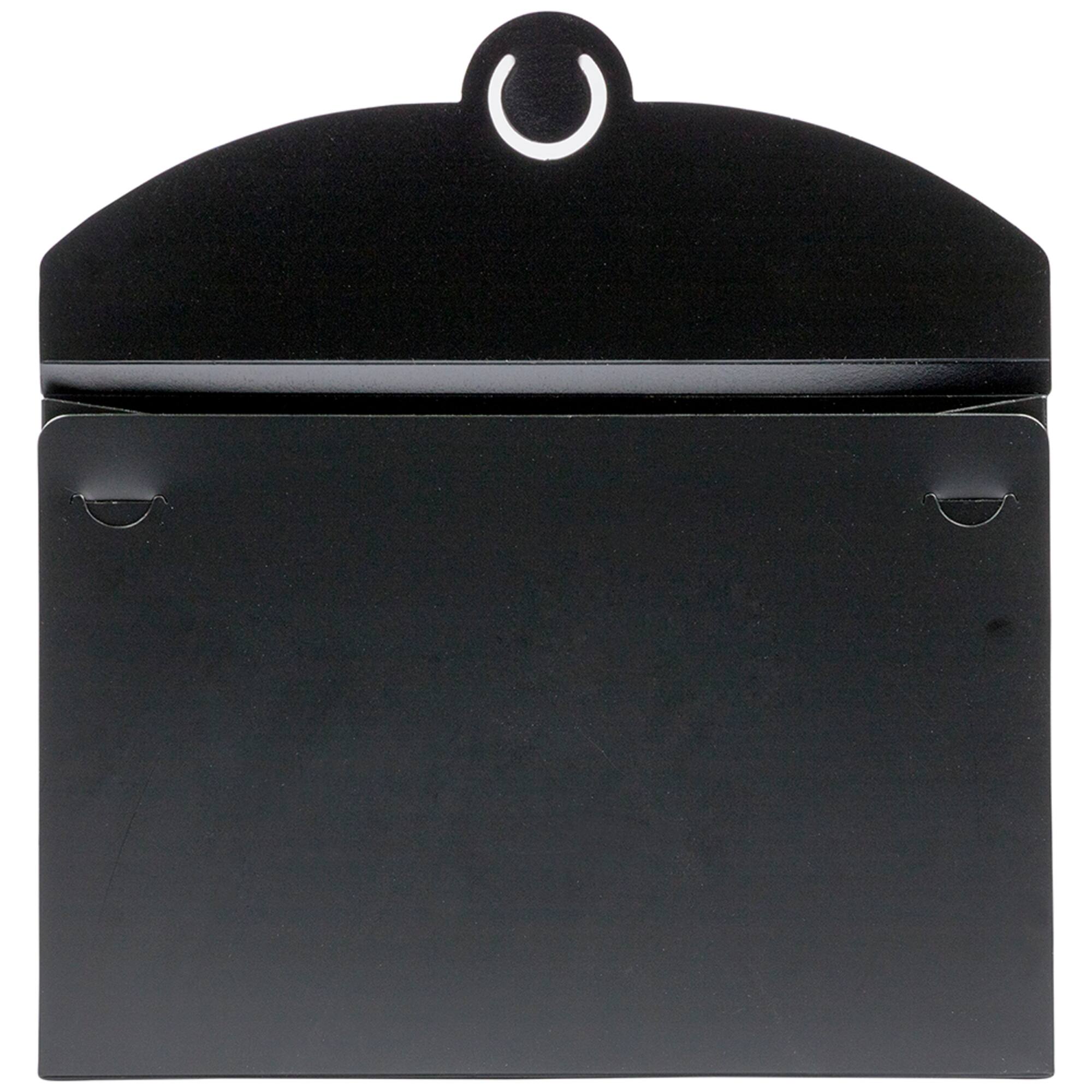 JAM Paper Black 9.5" x 12" Plastic Portfolio